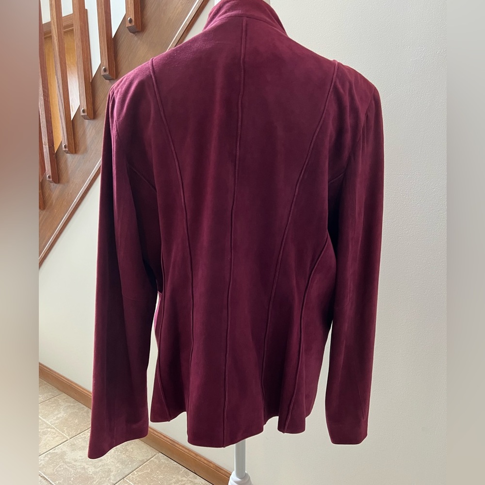 Jones New York Collection | womens suede jacket. Size: XL - Picture 14 of 14